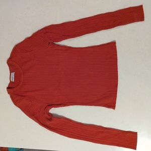 Urban Outfitters Ribbed Orange Top